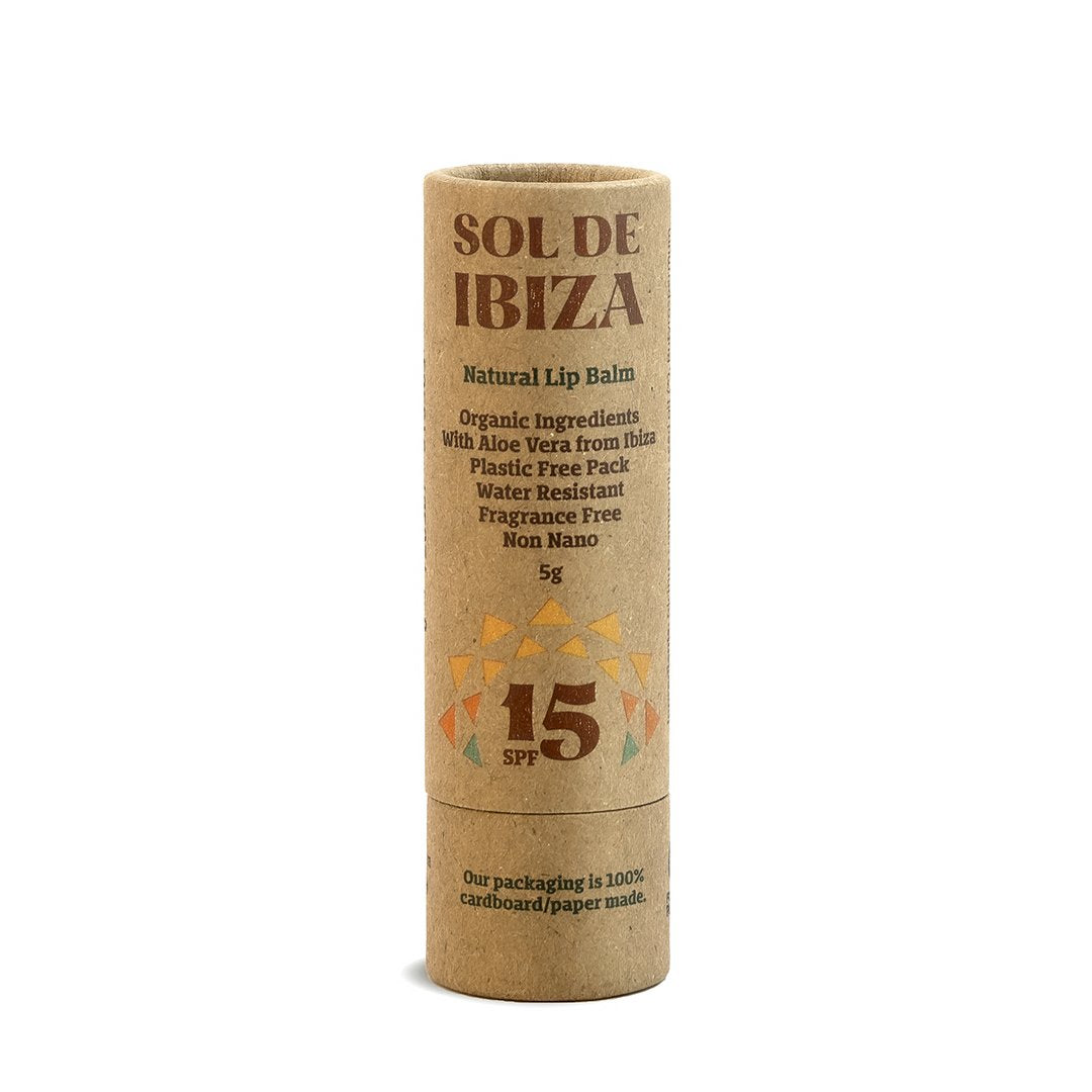 Sol de Ibiza Plastikfreier Lippenbalsam SPF15