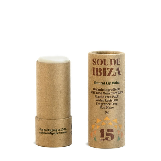 Sol de Ibiza Plastikfreier Lippenbalsam SPF15